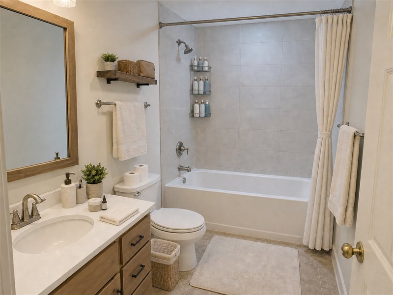 Bathroom clutter level 2